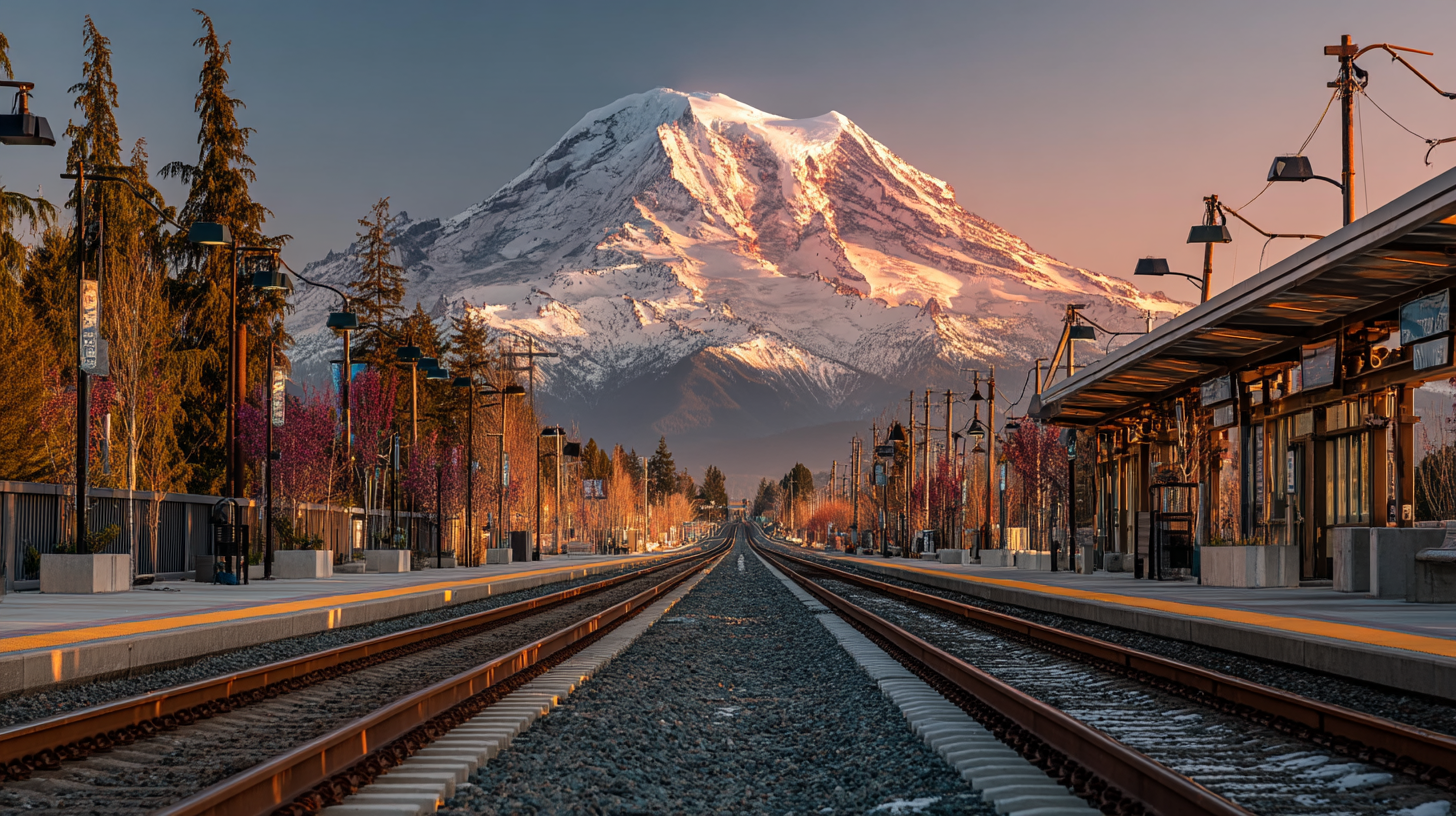 Interior of a townhome at Lakewood Station Townhomes